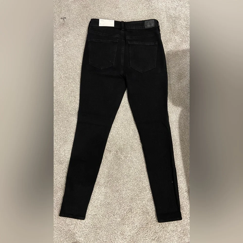 NWT American Eagle Black Jeans Size 8 - Picture 2 of 3